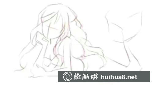 美人鱼头身轮廓