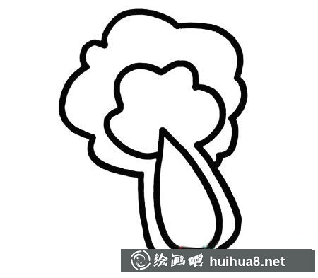 上海青蔬菜简笔画图片大全