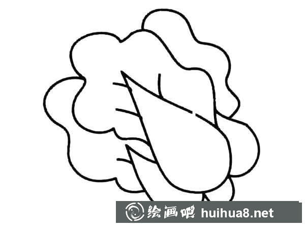 幼儿白菜简笔画
