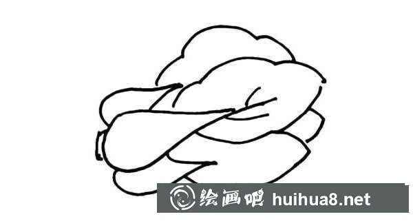 可爱的白菜简笔画