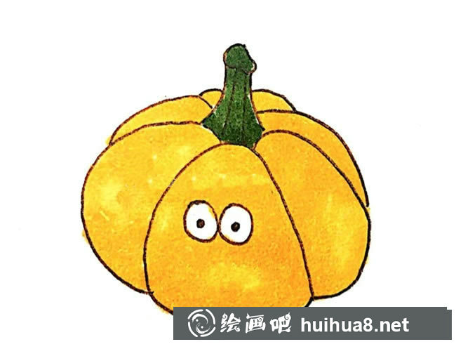 南瓜卡通形象简笔画