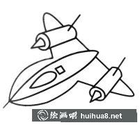 轰炸机简笔画彩色绘制技巧