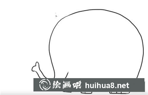 大象简笔画图片