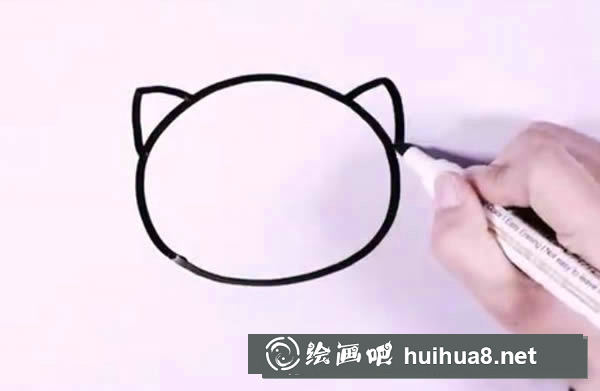 可爱的小猫简笔画