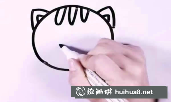 可爱的小猫简笔画