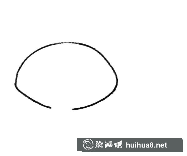 金鱼简笔画步骤1