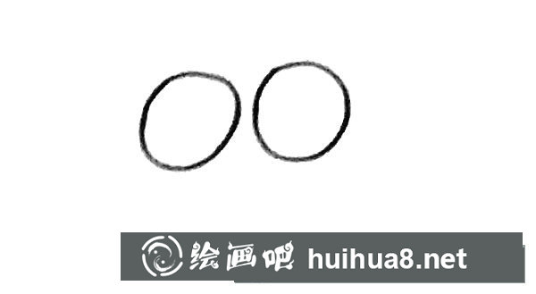 卡通蜗牛简笔画步骤1