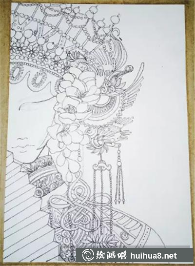 京剧花旦画1