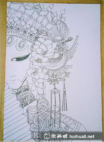 京剧花旦画2