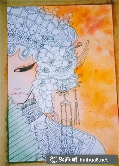 京剧花旦画4
