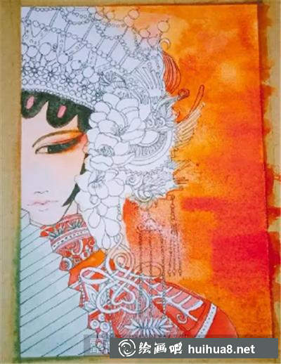 京剧花旦画6