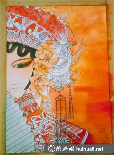 京剧花旦画8
