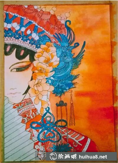 京剧花旦画9