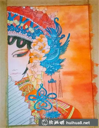 京剧花旦画11