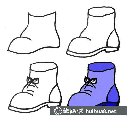 大头鞋简笔画