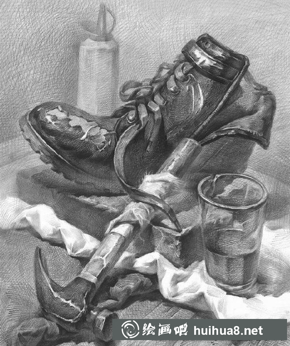 素描静物3