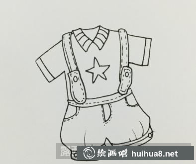 儿童服饰装饰绘制步骤
