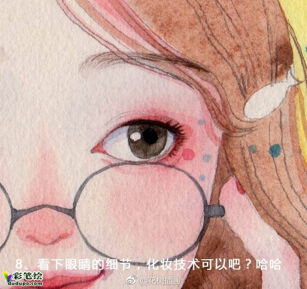 彩铅小清新女孩