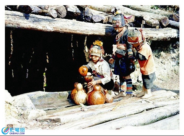 水彩画风土人情 水彩画风土人情