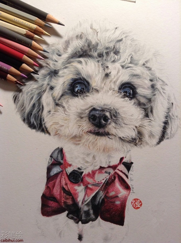 彩铅画小兔子步骤图片