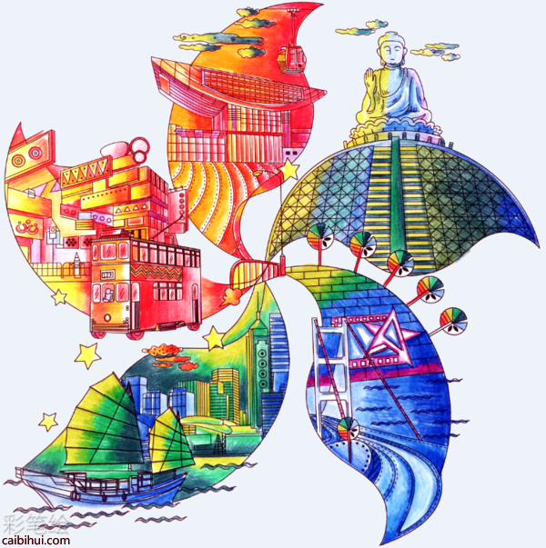 彩铅画的技法