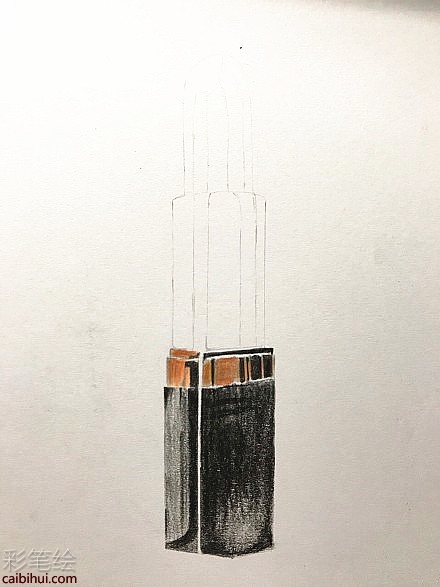 唇膏怎么画?彩铅画唇膏教程