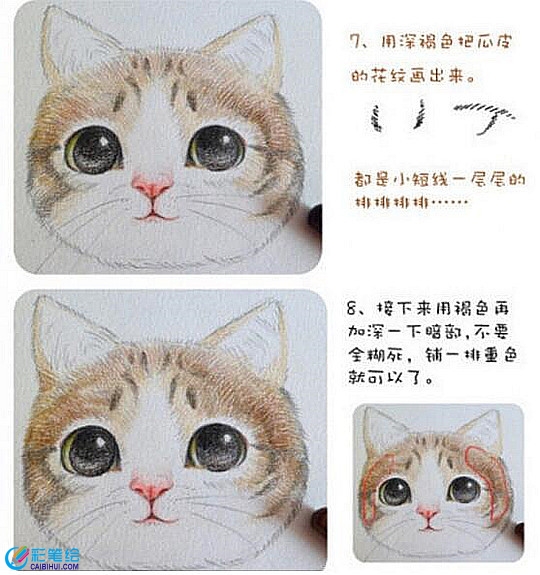 彩铅画基础技法教学：彩铅画上色步骤精讲