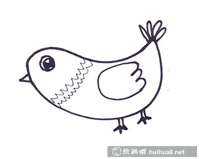 小鸟脖子羽毛