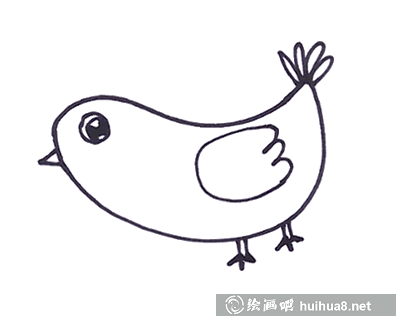 小鸟翅膀和小脚