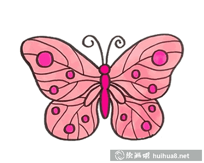 蝴蝶上色