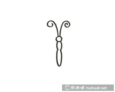 蝴蝶简笔画动画